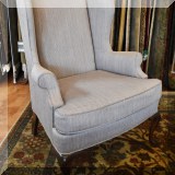 F19. Classic Traditions wing chair 44”h x 29”w x 29”d